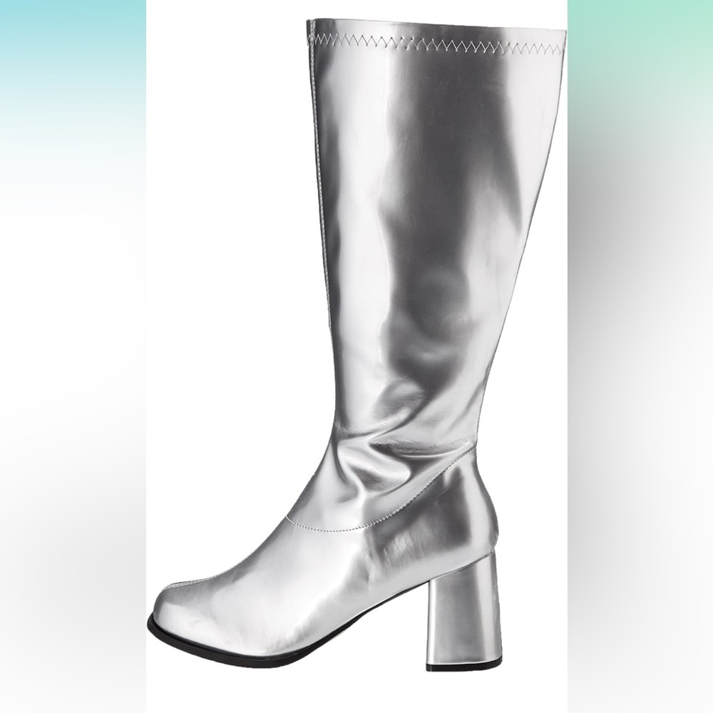 Silver Go Go Boots